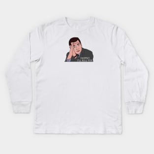 The Office - I'll Kill You Kids Long Sleeve T-Shirt